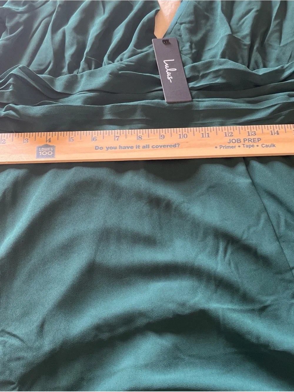 Lulu's Teal Green Long Sleeve V-Neck Maxi Dress